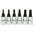 Williams Socket Set, 6 Pieces, 1/4 Inch Dr, 1/4 Inch Size JHW30908